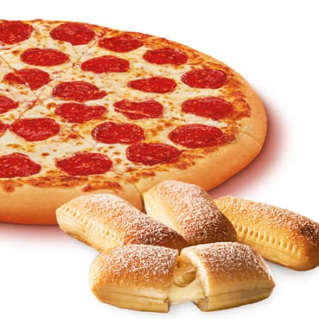 Pizza Pepperoni + Crazy Bread Rellenos