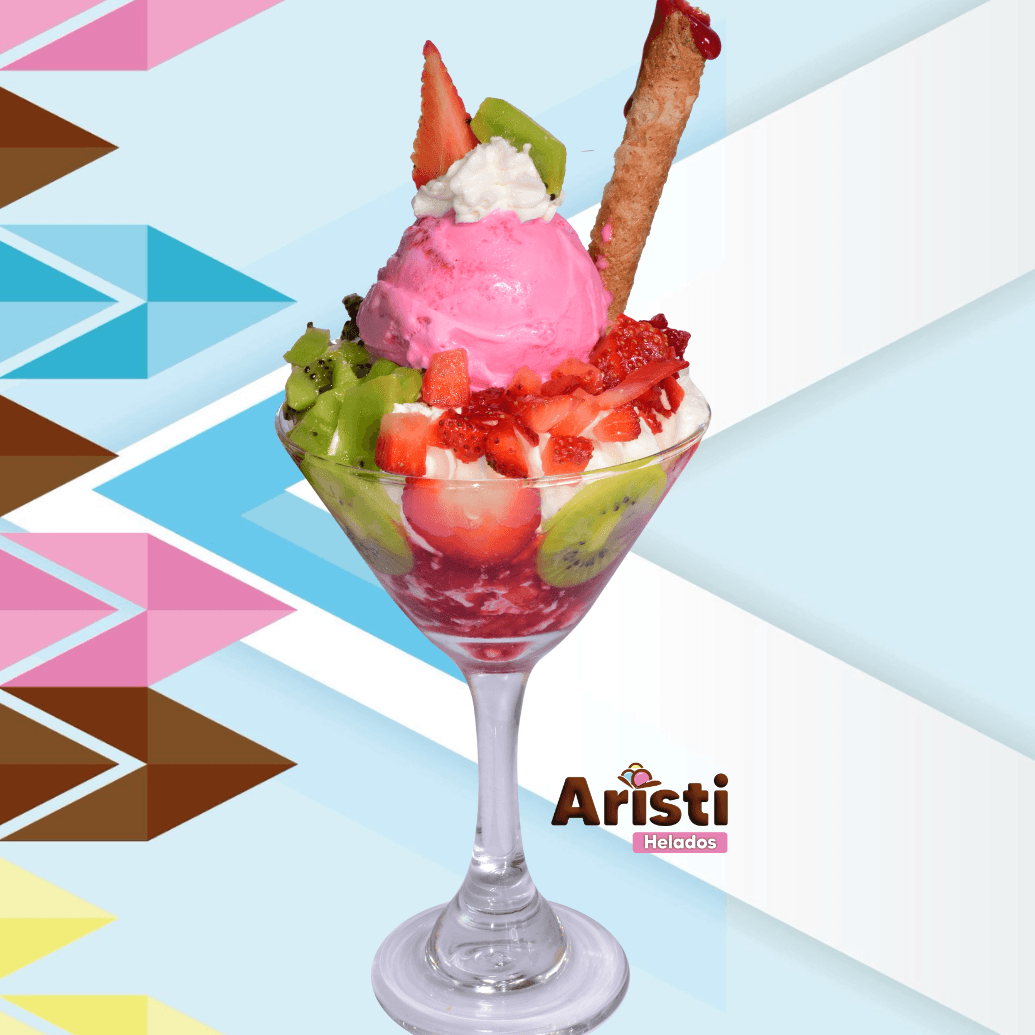 Copa Kiwi y Fresa