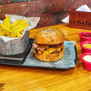 Hamburguesa La Gringa Power