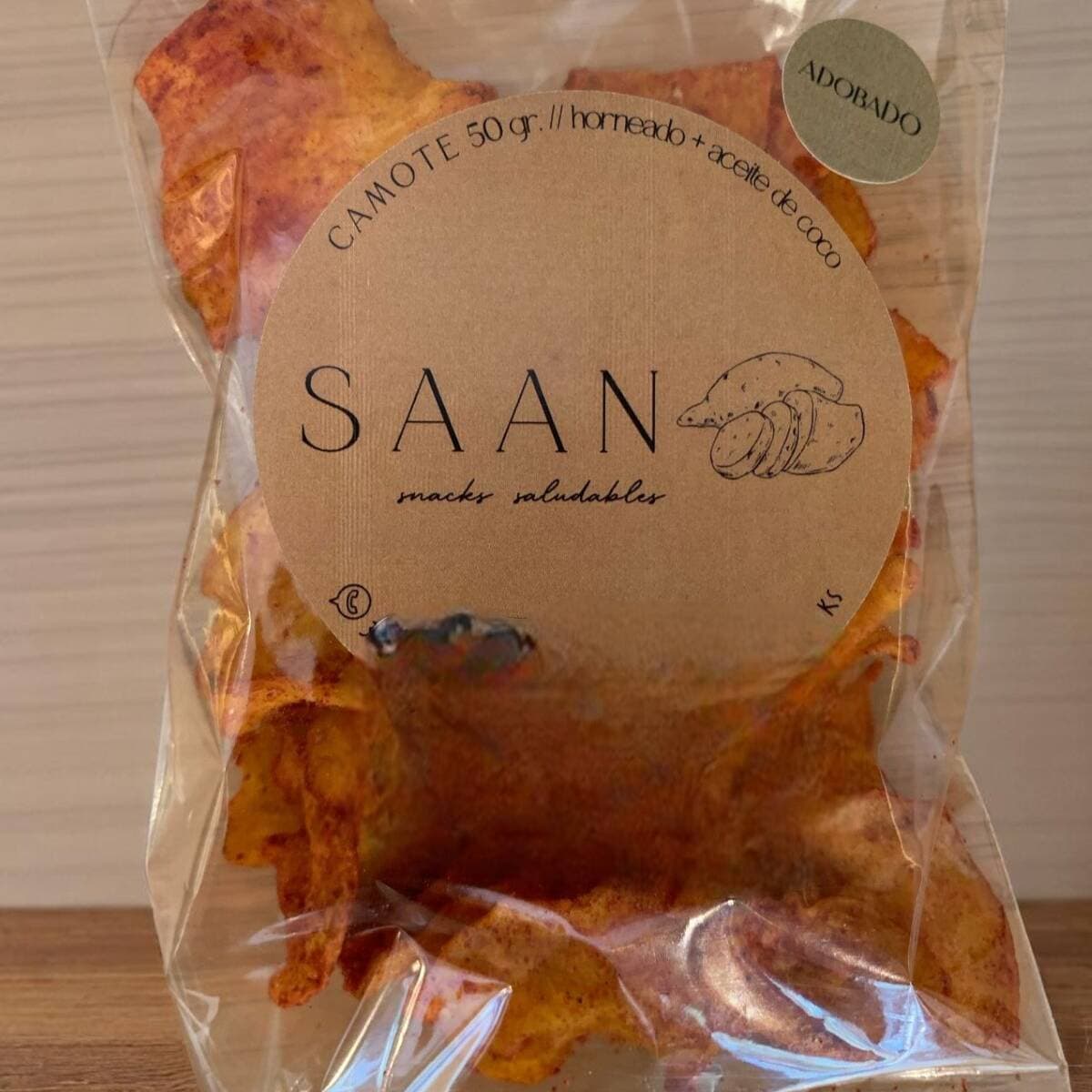 Snack Camote Adobada 50 GR, SAAN