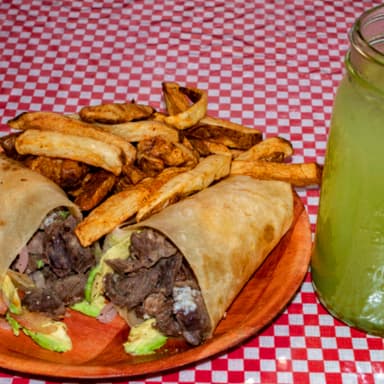 Combo Individual -Burro Asada