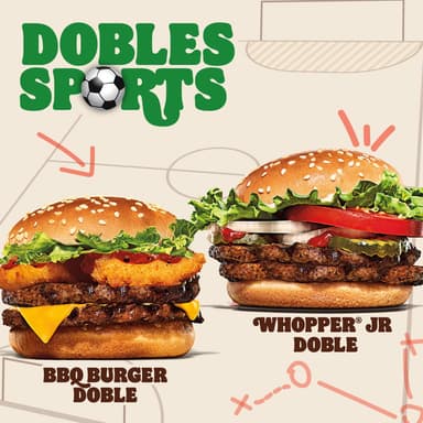 Bbq Burger Doble + Whopper Jr Doble