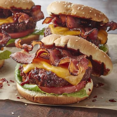 hamburguesas tocino