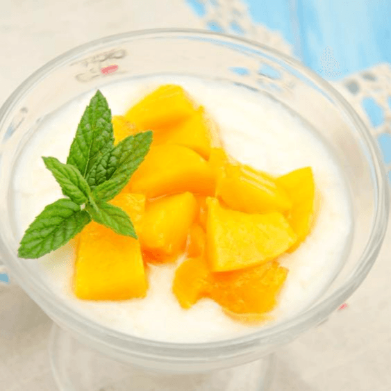Duraznos con Crema