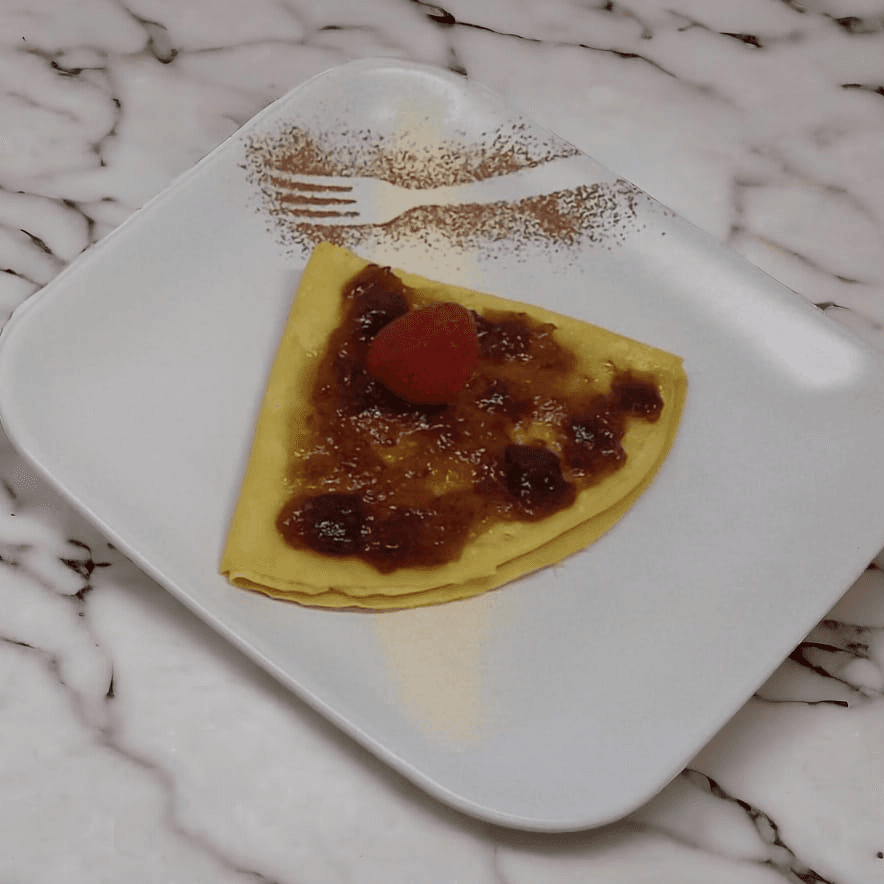 Crepa de Mermelada de Fresa