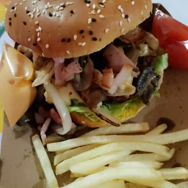 Hamburguesa C/champiñon