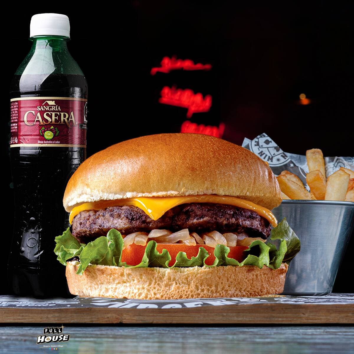Classic Burger + Refresco