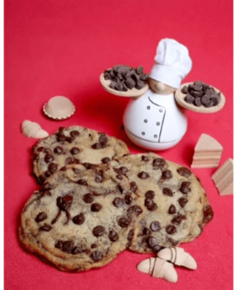 Galleta de chispas de chocolate