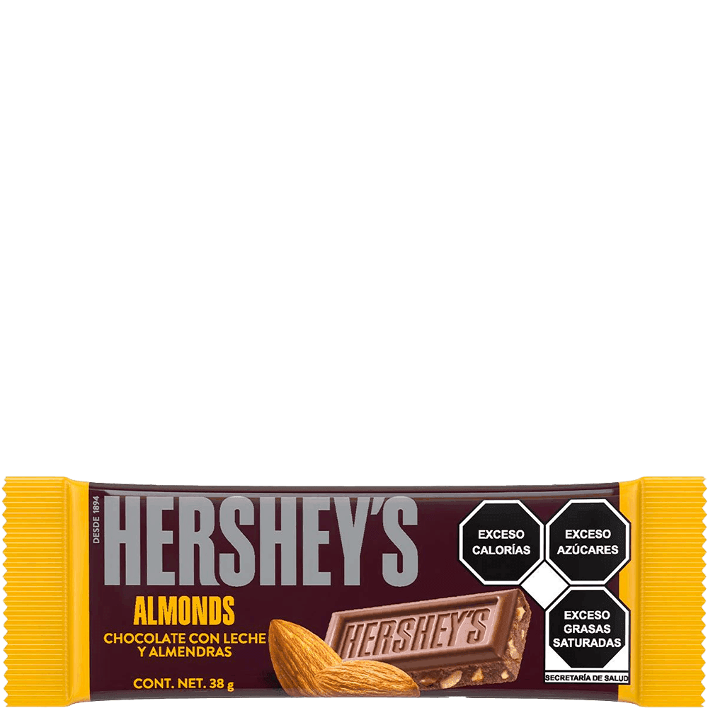 Chocolate Hersheys Almendras 38 gr barra