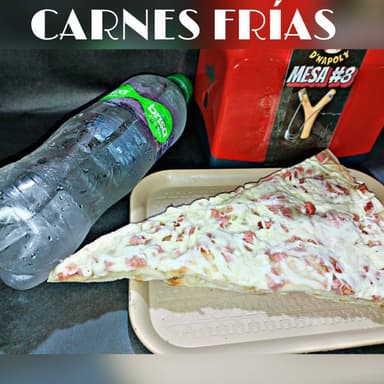 Pizza de 1 Porción Carnes Frías