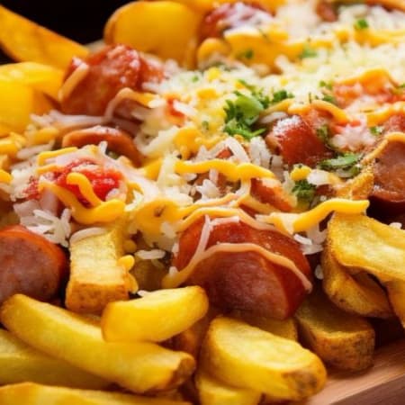 COMBO SALCHIPAPA MIXTA+BEBIDA+BRAUNY