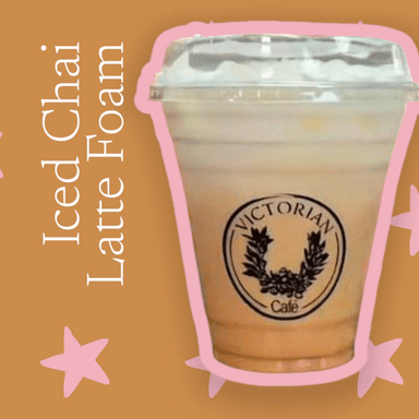 ICED CHAI LATTE FOAM 14OZ