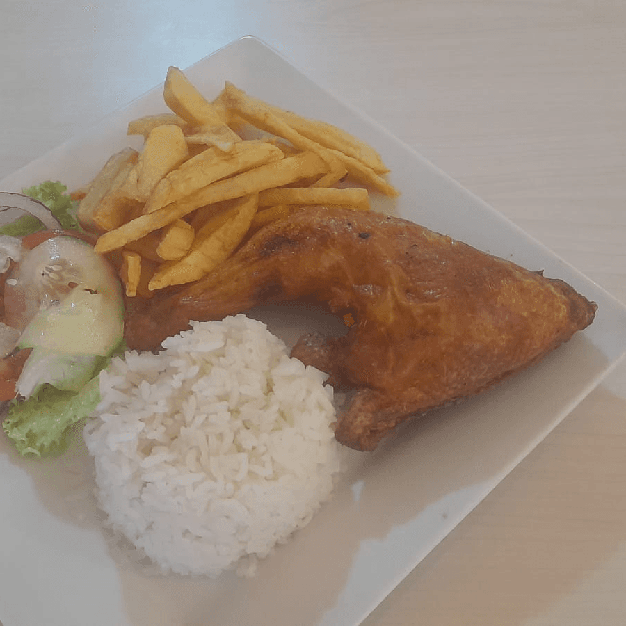 Pollo dorado bogotano