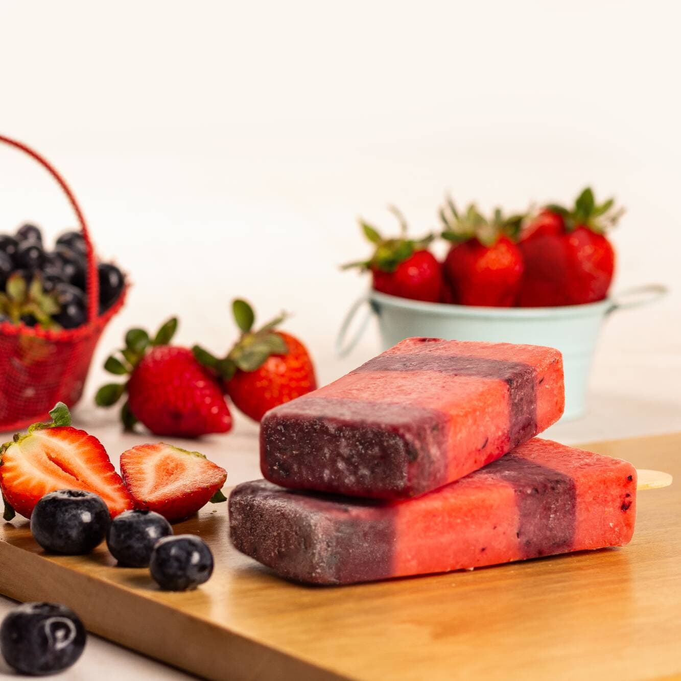 Paleta de Fresa Arándano