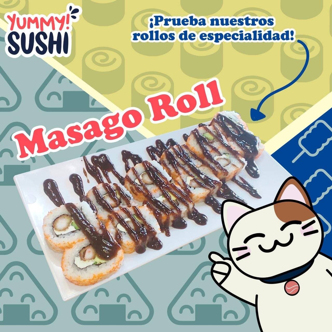 MASAGO ROLL 12 PIEZAS