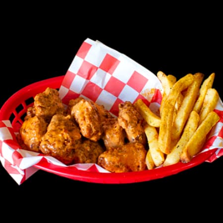 BONELESS CON PAPAS
