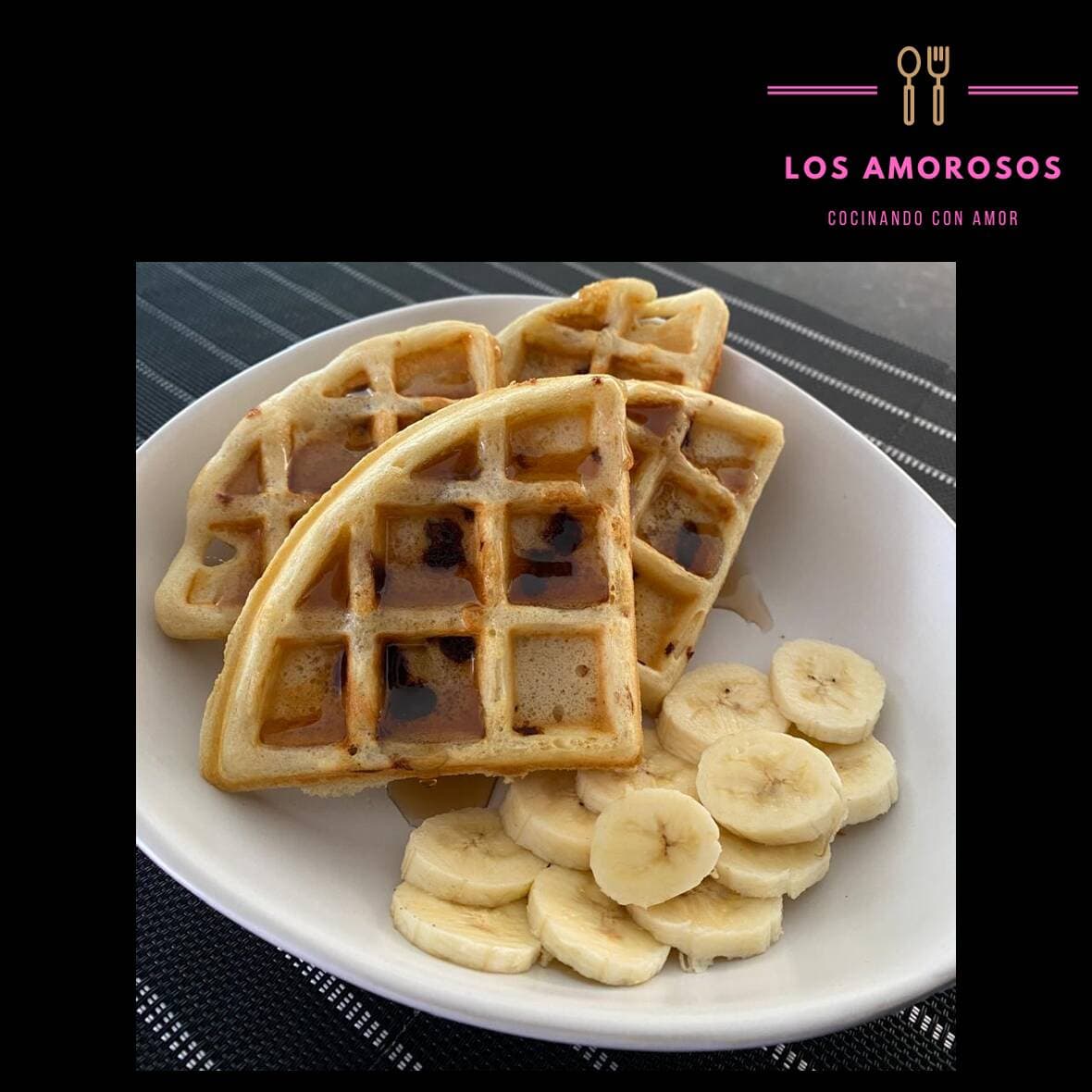 Waffles con Chispas de Chocolate