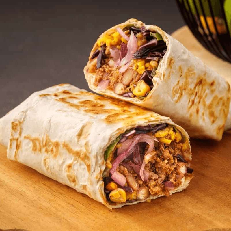 Burrito Mediano Pastor con Piña