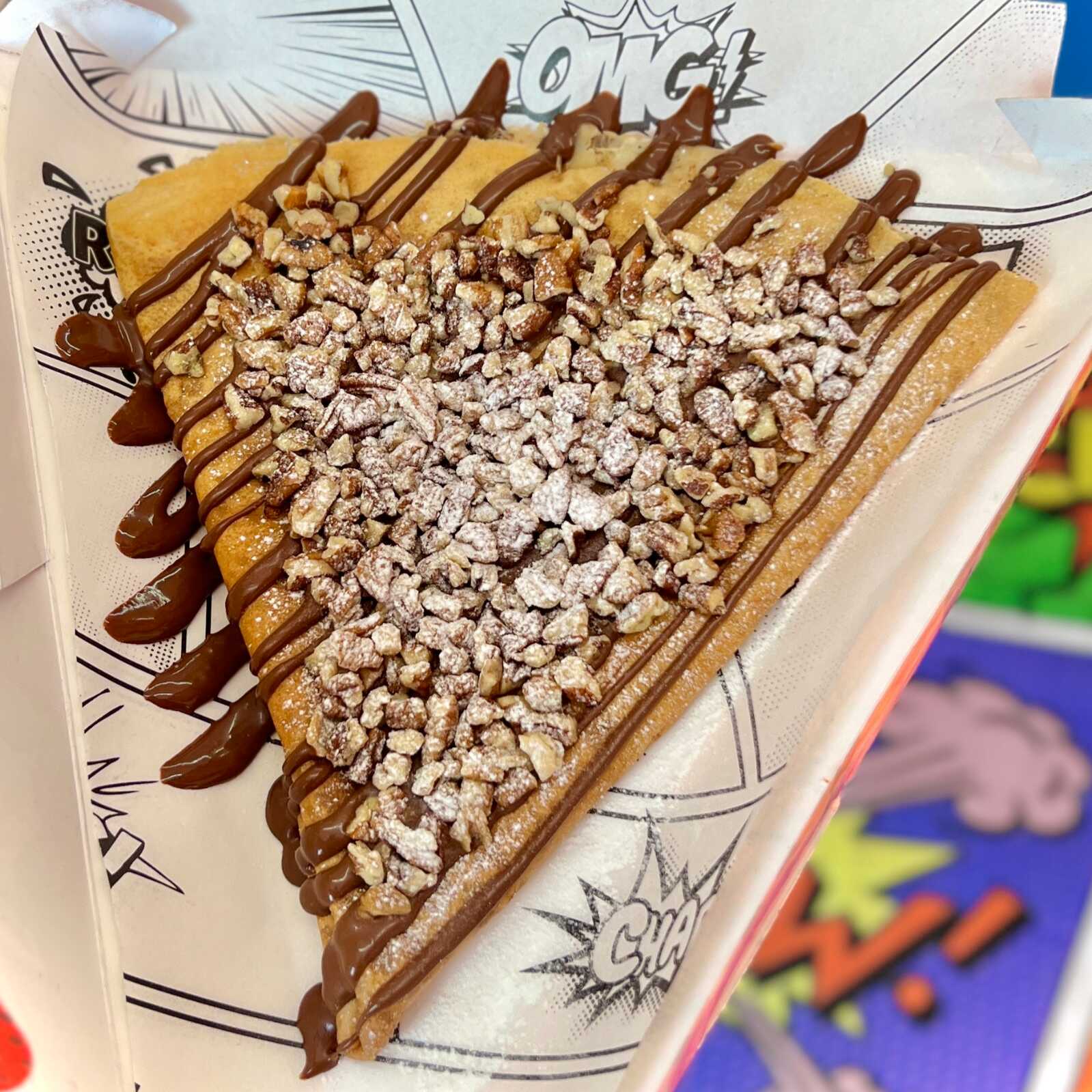 Crepa de Nutella con Nuez y/o Almendras