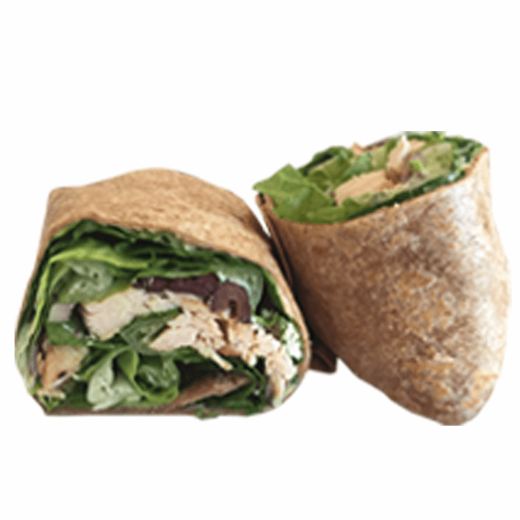 Hummus & Chicken Wrap + Side