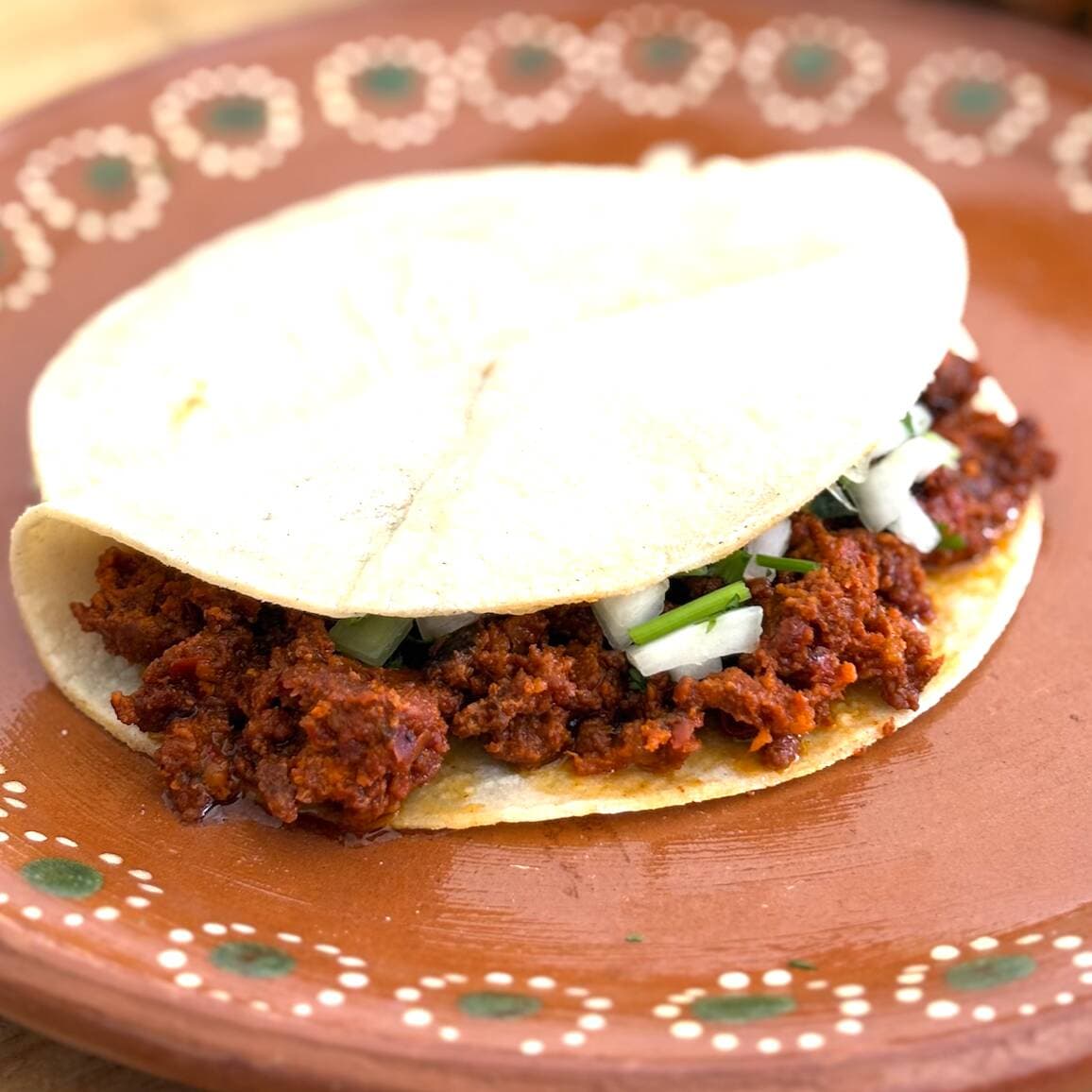 Taco de Chorizo