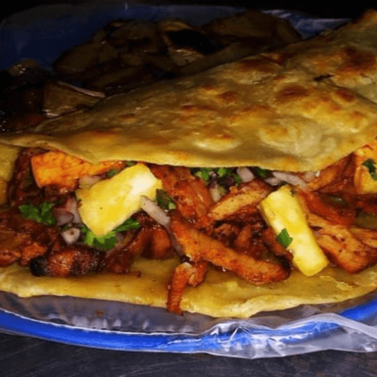 Quesadilla de Harina de Pastor