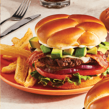 Bacon Avocado Cheeseburger