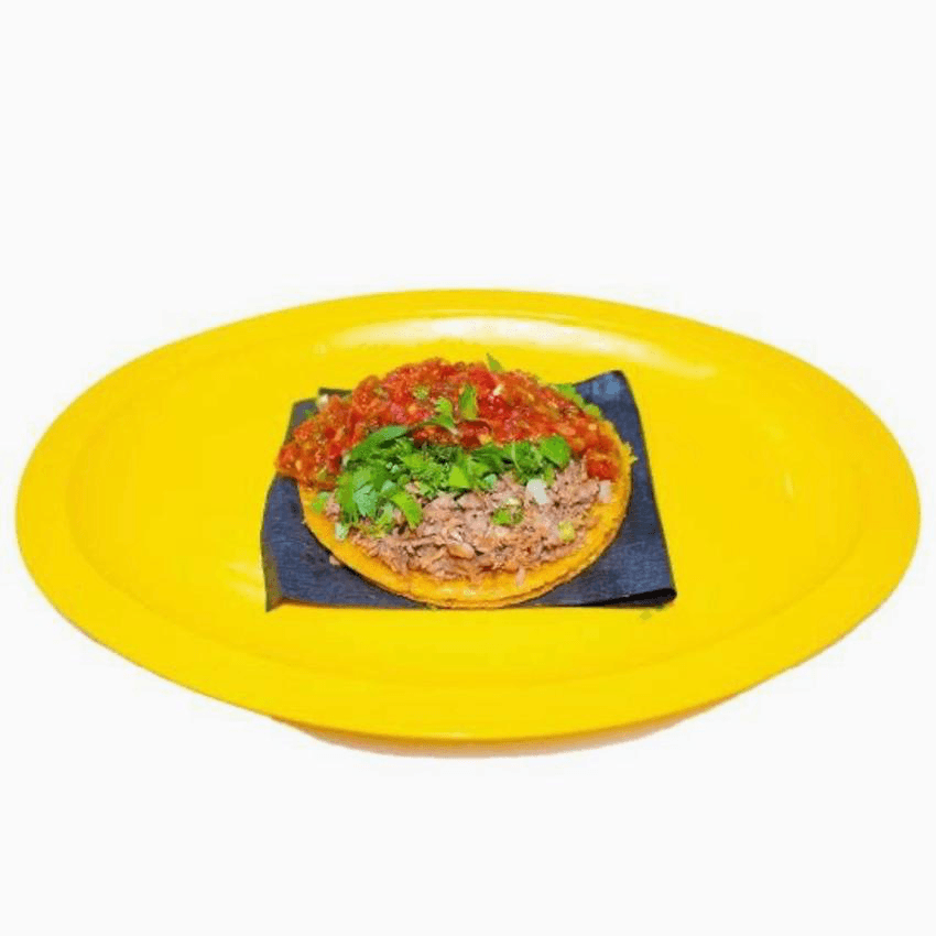 Taco Bañado en Roja