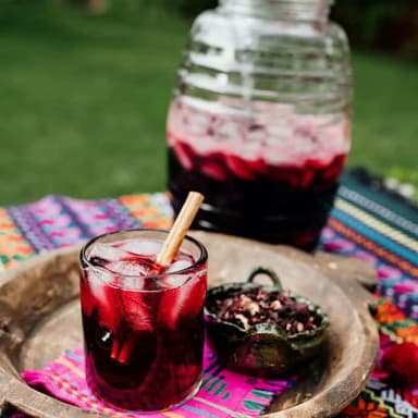 LITRO AGUA DE JAMAICA!