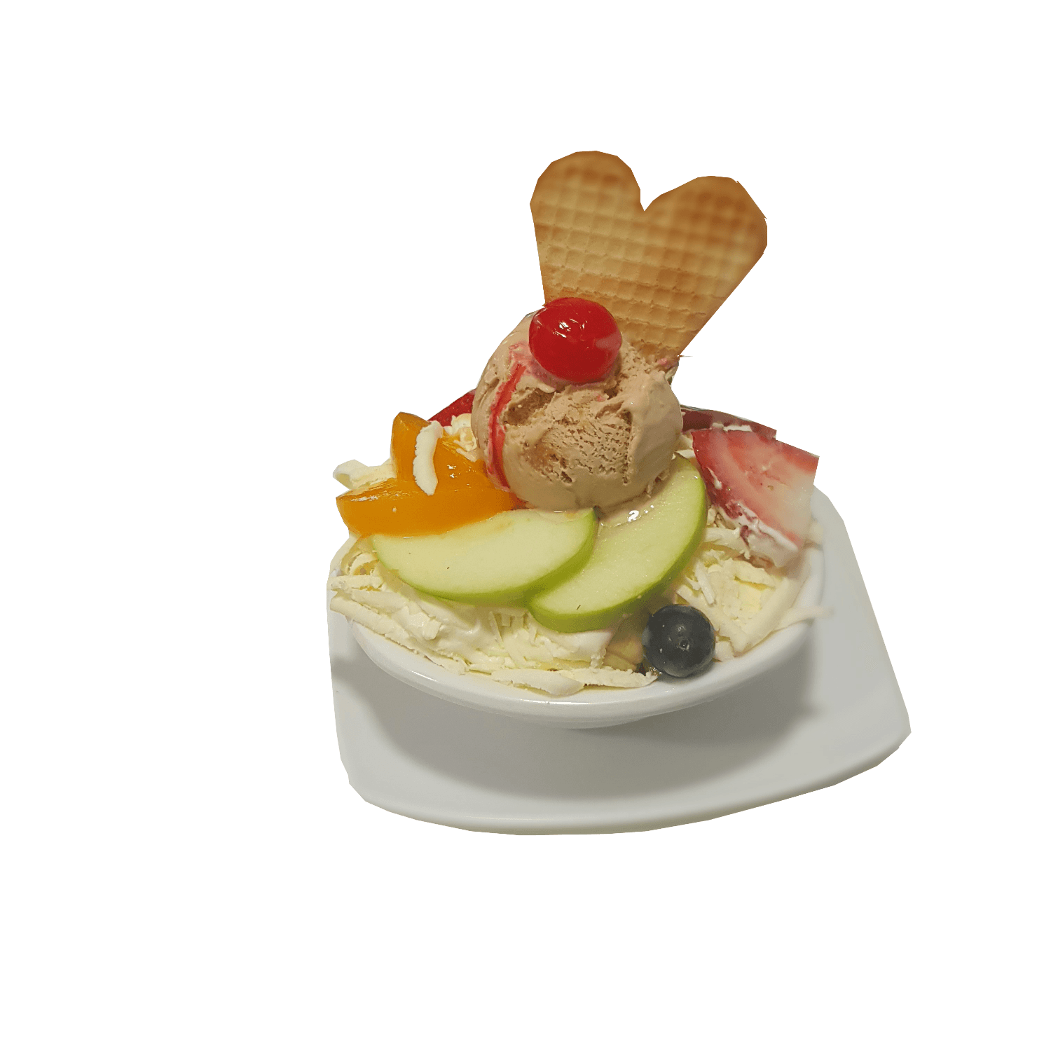 Ensalada de Frutas Mediana con Helado
