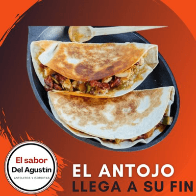 LA QUESADILLA DEL AGUSTÍN IND, FRIJOLES C/QUESO