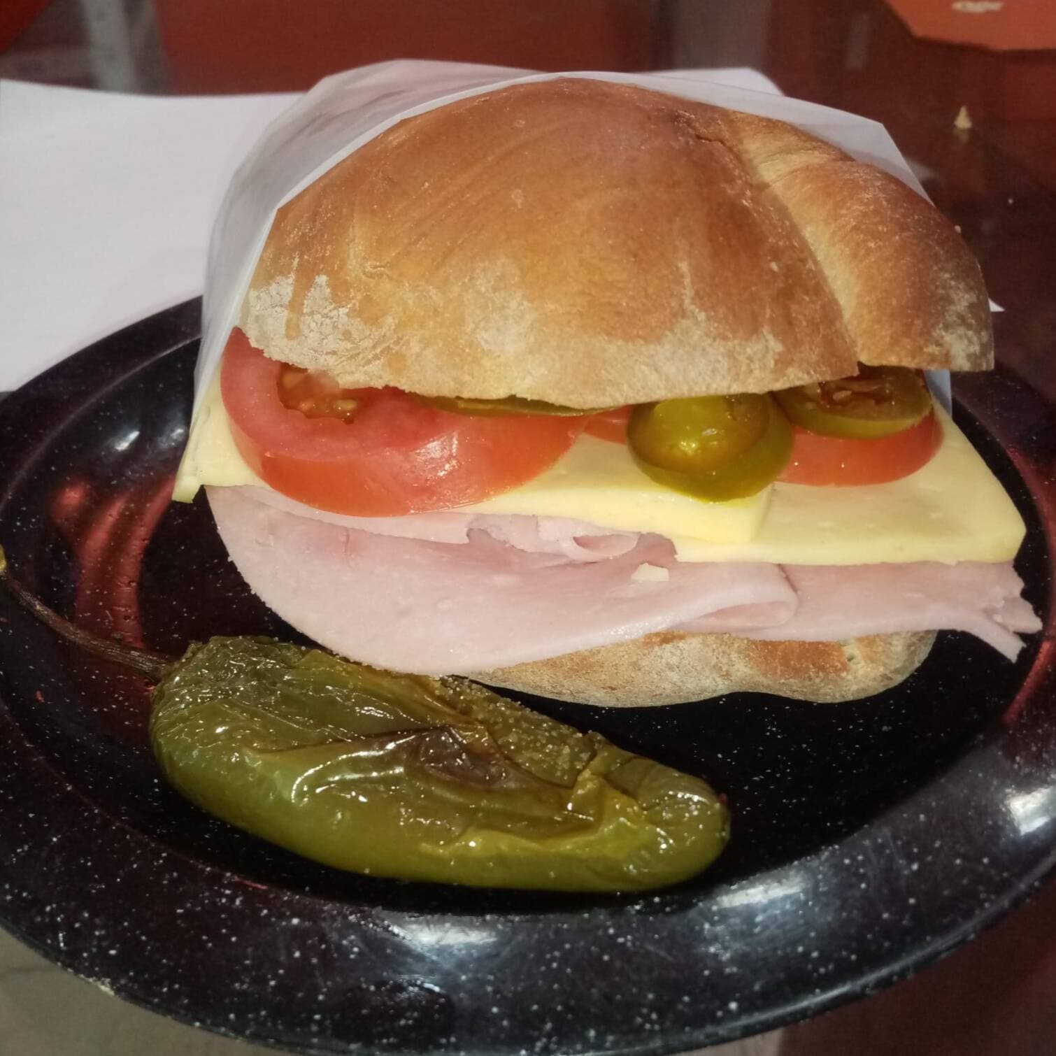 Lonche de Jamón y Queso