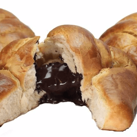 Paquete de 3 Cuerno Relleno de Chocolate