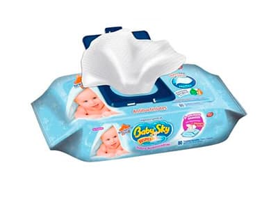 TOALLAS HUMEDAS BABY SKY 80 PZA