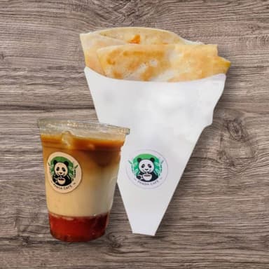 Latte Strawberry & Crepa