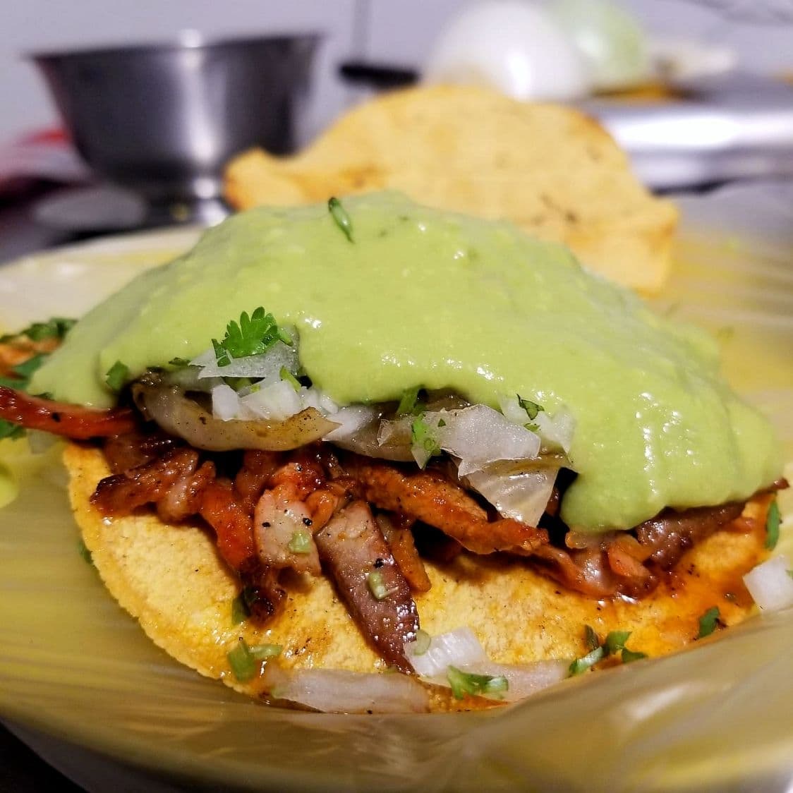 Tostada Preparada al Pastor