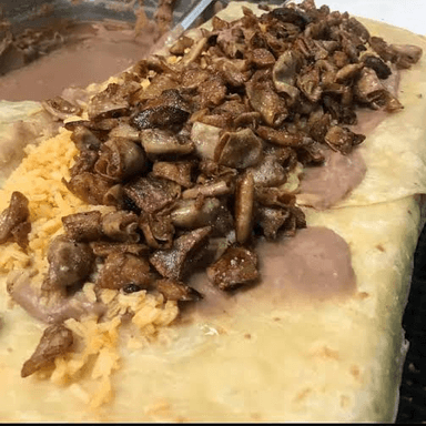 Combinado tripa con deshebrada