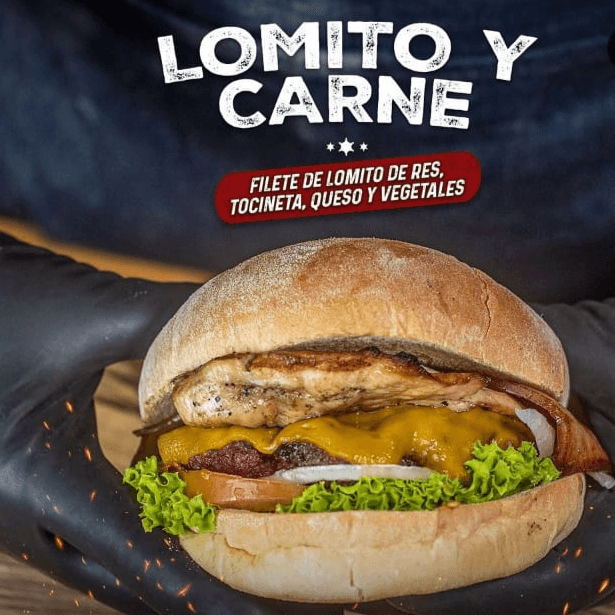 Hamburguesa Lomito y Carne