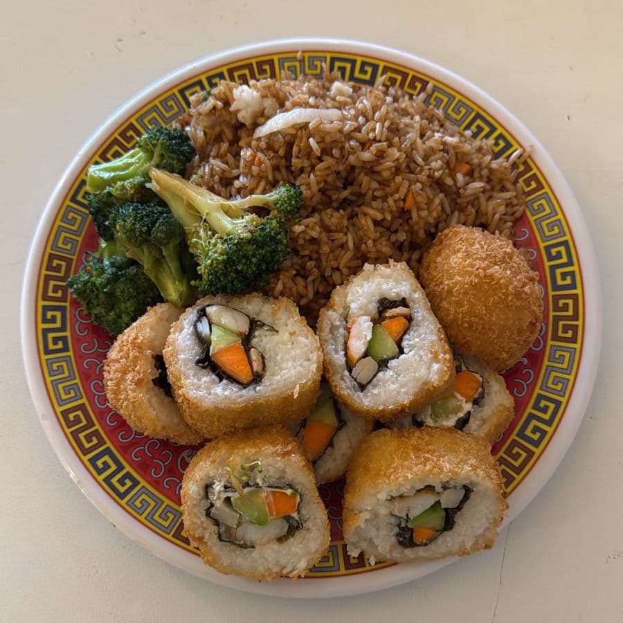 Sushi (rollo completo) + Arroz o Pasta