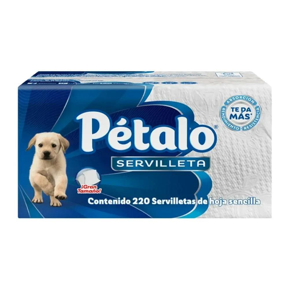 SERVILLETA PETALO BLANCA 220H