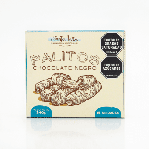 Mini Palitos Chocolate Negro X 15