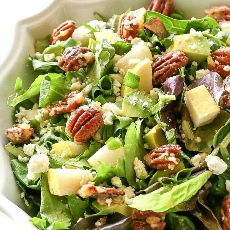 Ensalada Lechuga Manzana y Nuez