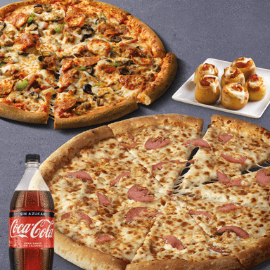 Combo Doble Pizza Familiar