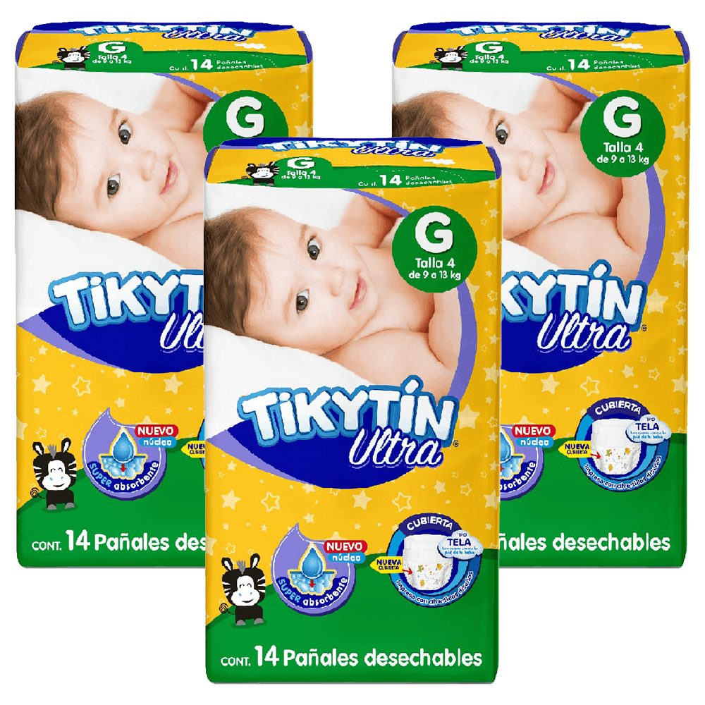 3 Panales Tikytin 14pz T4
