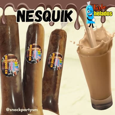 HELADO DE NESQUIK DE CHOCOLATE