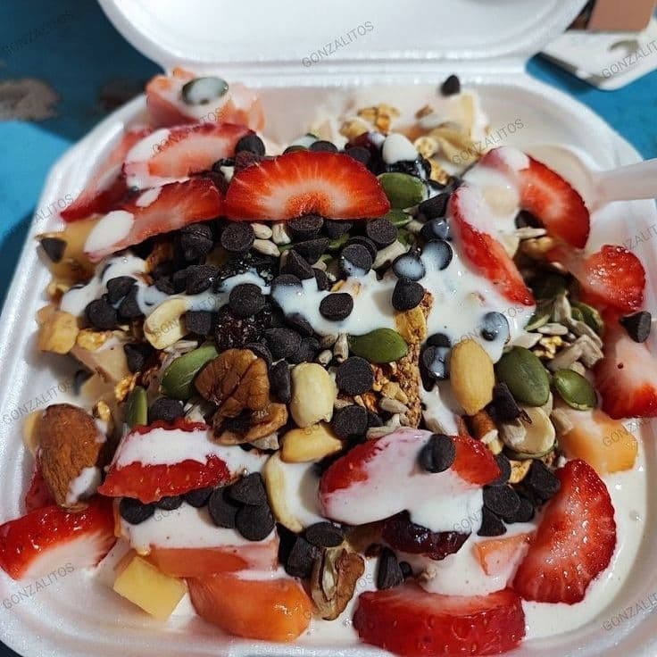 Charola Con Crema