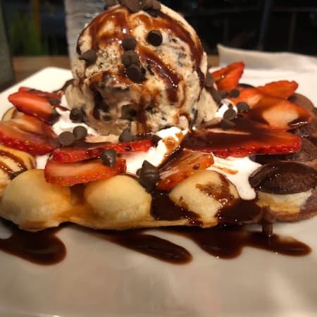 Waffle Frutos Rojos