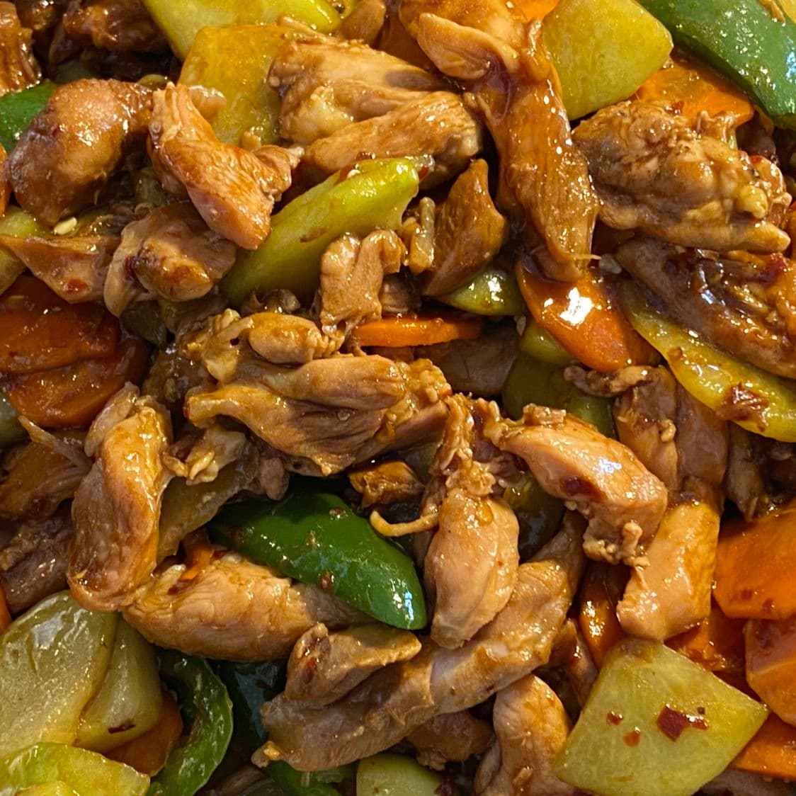 Pollo con Salsa Picante