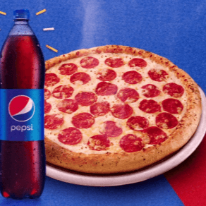 1 PIZZA  GRANDE + 1 PEPSI PERSONAL