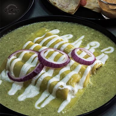 Enchiladas Suizas (4 Piezas)